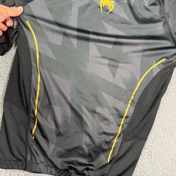 Venum Performance Rashguard Shirt Mens XL Black Long Sleeve Jiu Jitsu MMA - Picture 4 of 12